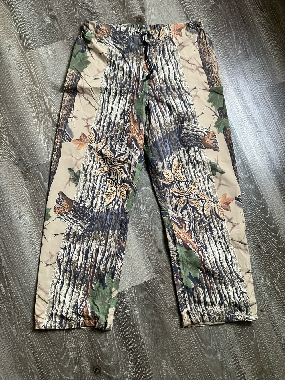 10X Realtree Gore-Tex Camouflage Tree Bark Hunting Pants in Tan, Green, Brown
